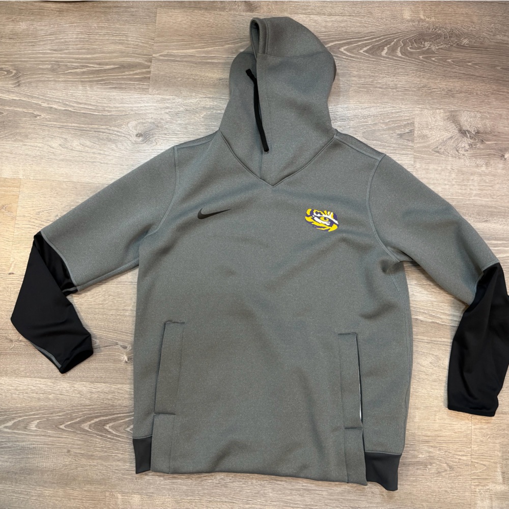 Nike LSU Tigers Team Sideline Therma-FIT Hoodie